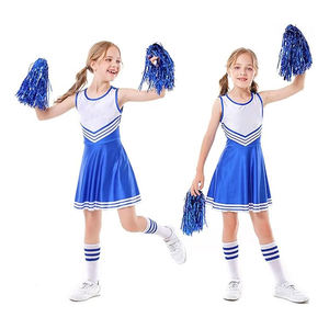 Costume de cheerleading personnalisé à vendre en ligne, uniforme de cheerleader sans manches, impression d'uniformes de cheerleading - Product Image 1