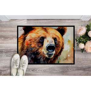 Grizzly Bear Doormat Non-Slip Washable Low Pile Indoor/<b>Outdoor</b> Entryway <b>Rug</b> 24H X 36W Front Door Mat - Product Image 2