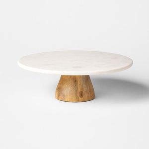 Luxury Two-Tier Marble Cake Stand Round Pedestal Dessert Display Plate Wedding Birthday Party <b>Table</b> Centerpiece Wedding - Product Image 3