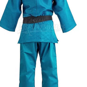 Traje de BJJ de Algodón de Corte Estándar, Duradero, de Secado Rápido, Transpirable y Lavable, Uniforme de Entrenamiento de Jiu Jitsu Brasileño para Principiantes - Product Image 6