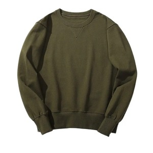 Sudaderas de cuello redondo 100% algodón para hombre, moda masculina, casual, deportiva, estilo urbano, sudadera con capucha lisa. - Product Image 1