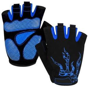 Wholesale Custom High Quality Half <b>Finger</b> Cycling Gloves Shockproof Gel Padded Breathable Bicycle Riding <b>Bike</b> Gloves - Product Image 1