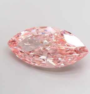 Diamante Cultivado en Laboratorio con Certificación IGI, 23.10 CT, Corte Marquise Modificado Brillante, Color Rosa Intenso, Claridad VS1, ROYAL GEMS 735551053 - Product Image 3