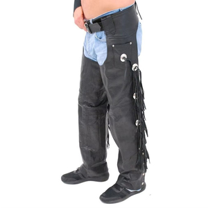 Premium Quality Best Selling Leather Western Style Full <b>Chaps</b> for Men OEM & ODM Service Low MOQ Sale All Colors Sizes Available - Product Image 6