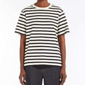 T-shirts personnalisés pour femmes en gros – T-shirts décontractés à manches courtes pour femmes – Hauts d'été avec logo imprimé sur mesure – T-shirts pour femmes OEM - Product Image 5