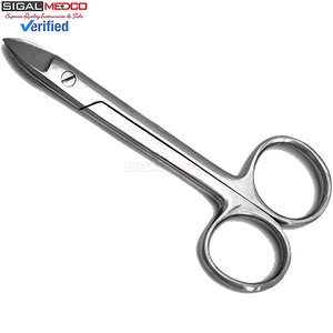 Lot de 3 ciseaux manuels Crown Beebee 4,25 po droits en acier inoxydable allemand pour la coupe de tissus fins (instruments chirurgicaux) - Product Image 2