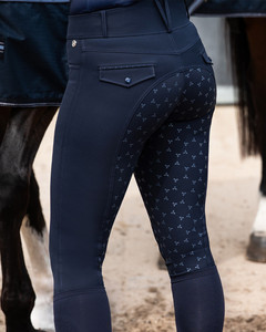 High Quality 4-way Stretch Horse Riding Breeches <b>Leggings</b> Tights <b>Equestrian</b> Wear Pants on Technical Fabric with Soft Feel - Product Image 5