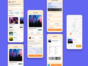 Application mobile de réservation de billets d'événements pour Mac en stock - Découvrez les événements, sélectionnez les sièges, paiements sécurisés et gestion des billets numériques - Product Image 3
