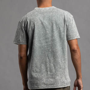 Nueva Llegada HAWK FLY Camiseta para Hombre con Lavado Ácido 100% Algodón Transpirable Corte Regular Estilo Único - Product Image 5