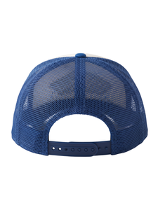 Casquette de baseball structurée à 5 panneaux avec patch brodé 3D personnalisé, en mousse bicolore, dos en maille respirante, fermeture snapback, vente en gros OEM - Product Image 5