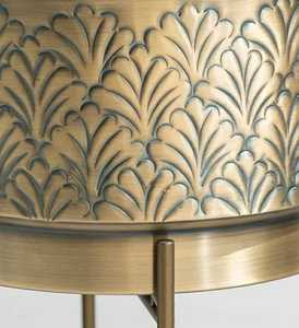 Designer metal <b>vases</b> with premium finishing and <b>unique</b> silhouettes that bring charm and luxury to home décor With Natural Finish - Product Image 6