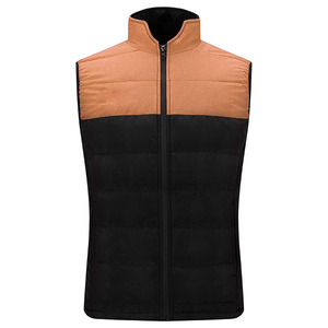 Gilet matelassé décontracté et respirant pour homme, collection hiver 2026, avec fermeture éclair et logo personnalisable - Product Image 1