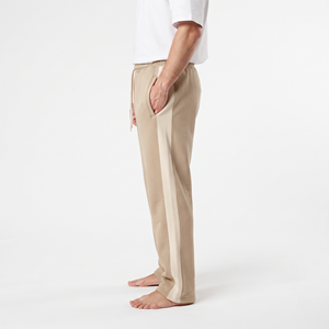 Streetwear <b>Men's</b> Oversized Cotton Sweatpants Wide Leg <b>Baggy</b> Stacked Joggers Side Stripe Casual <b>Trousers</b> - Product Image 2