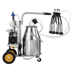 Mungitrice Elettrica Portatile per Mucche, 25 L (6.6 Gal), Secchio in Acciaio Inox 304, Macchina a Pulsazione Automatica - Product Image 6