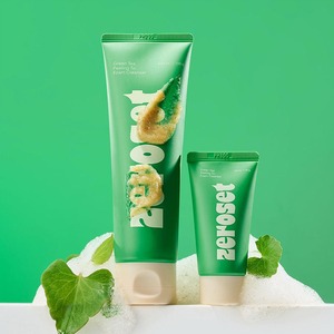 [ZEROSET] Nettoyant moussant exfoliant au thé vert Zeroset 120g – Sensation de fraîcheur et de propreté longue durée – Formule nettoyante - Product Image 3