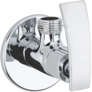 Wall mounted brass chrome angle cock bib <b>tap</b> for <b>washing</b> <b>machine</b> water <b>tap</b> cold bathroom basin faucet hot water dispenser - Product Image 1