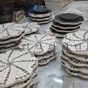 ถาดเสิร์ฟหมุนได้คุณภาพสูง ประดับมุก สำหรับใช้ในครัว - Product Image 6