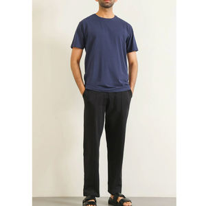 Camiseta de Cuello Redondo para Hombre, Corte Regular, Color Azul Marino, 100% Mezcla de Algodón, Casual, Manga Corta, Impresión Digital Personalizada - Product Image 3