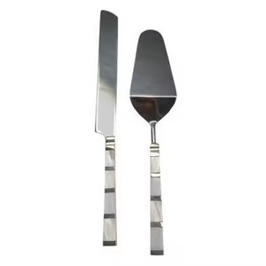 Metal <b>Cake</b> <b>Server</b> Set Stainless Steel <b>Cake</b> Knife and <b>Server</b> for Wedding and Party Functions - Product Image 6