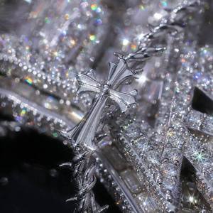 Custom High Quality 925 Silver Moissanite Charm Rapper Pendant Hip Hop Jewelry Necklace Iced Fashion Trendy Unisex - Product Image 2