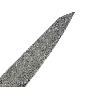 Damascus Steel Chef <b>Knife</b> Handcrafted Pattern Steel <b>Kitchen</b> <b>Knife</b> Razor <b>Sharp</b> Blade Premium Ergonomic Wooden Handle Private - Product Image 2