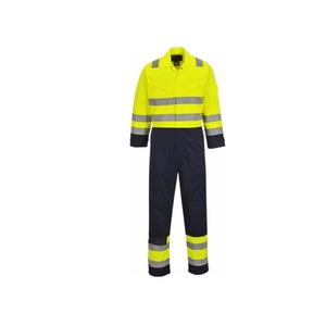 Overall Safety Breathable Cotton <b>Work</b>-wear Uniforms for <b>Construction</b> Industrial Boiler Suit Unisex Working Suit - Product Image 3