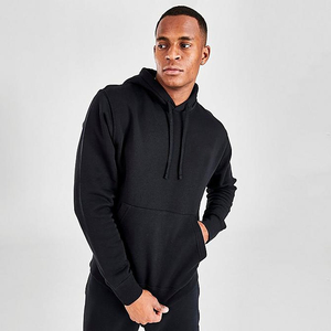 Ensemble de survêtement décontracté et sportif pour homme grande taille, avec jogging et sweat à capuche, logo personnalisable, 100% coton uni, haute qualité, respirant, ODM - Product Image 3
