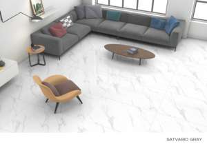 กระเบื้องพอร์ซเลนเคลือบเงาสุดหรู ขนาด 600x1200 มม. รูปแบบขนาดใหญ่ พื้นผิวขัดเงาคุณภาพพรีเมียม สำหรับตกแต่งผนังและพื้นภายในและภายนอกอาคารที่ทันสมัย - Product Image 3