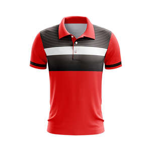 Nouveau design unisexe, polo de golf brodé/imprimé, haute qualité, t-shirt polo en coton uni pour homme - Product Image 1