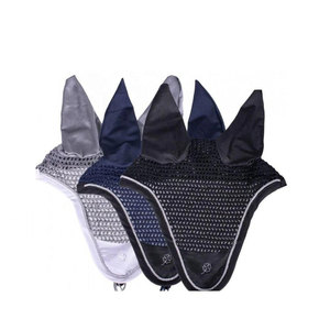 Luxury Crochet Horse <b>Fly</b> Veil Breathable Horse Ear Bonnet Lightweight Washable Equestrian Riding Gear OEM Manufacturer - Product Image 5