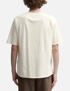 Camisetas de Lujo de Alta Calidad 100% Algodón, Color Blanco Sólido, con Logotipo Personalizado, Corte Holgado, Hombros Ligeramente Caídos, Estilo Hip Hop para Hombre - Product Image 6