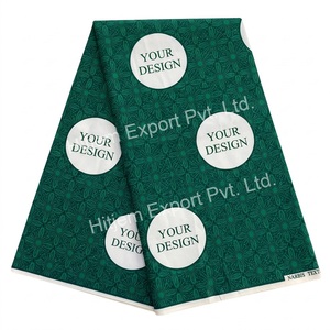 Tissu en coton sergé africain imprimé wax de haute qualité, personnalisé pour vêtements de garçons, sacs et textiles de maison – Fournisseur en gros OEM ODM - Product Image 3