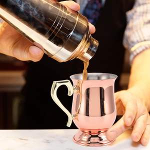 Mug de voyage en cuivre de style européen de qualité supérieure, réutilisable, étanche, portable, grande capacité pour café, thé, bière, vin - Product Image 4