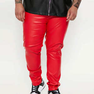 Meilleurs pantalons en cuir pour hommes, coupe longue, décontractés, en cuir véritable, matériau durable - Product Image 4