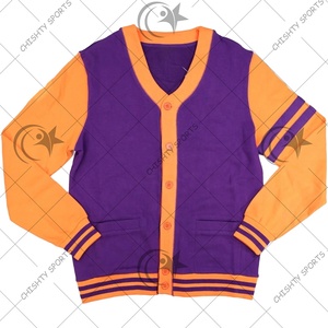 New custom style sweater in premium knit fabric customizable with embroidery <b>chenille</b> logo and patches - Product Image 4