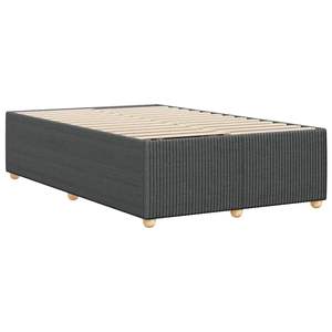 Cadre de lit en tissu gris foncé sans matelas Catégorie de produit Lits - Product Image 6