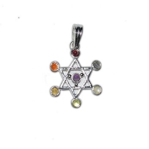 Bijoux de mode classiques unisexes, pendentif en agate Reiki plaqué or en forme de flèche - Product Image 6