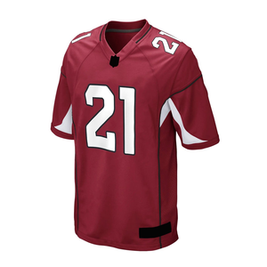 Maillots de football américain pour hommes, grande taille, manches courtes, séchage rapide, avec design brodé, 100% polyester - Product Image 3