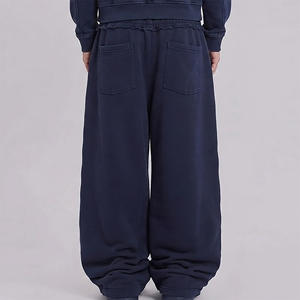 Wholesale Custom Casual cotton fleece Jogger for <b>men's</b> Breathable Eco-Friendly <b>Baggy</b> Fit Fashionable hip hop custom <b>man</b> <b>trouser</b> - Product Image 2