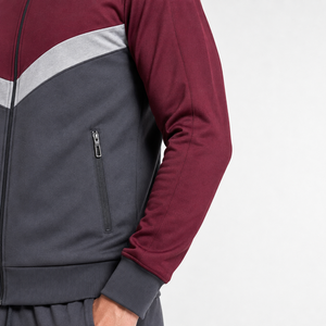 OEM Custom Tracksuit Men Two Piece Jogging Set Breathable Training Sportswear Jacket <b>Pants</b> Supplier - Product Image 5