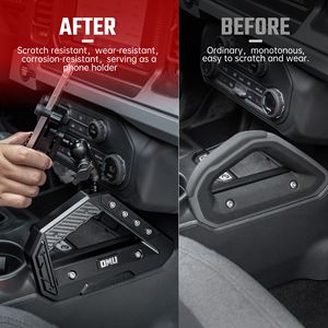 Supporto per Telefono da Auto Compatibile con Bronco, Maniglia Centrale in Alluminio con Compatibilità Smartphone - Product Image 3