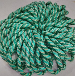 Pulseras Románticas con Borlas de Cuentas de Vidrio Verde para Niños, Regalo y Artesanía Asthamangal - Product Image 3
