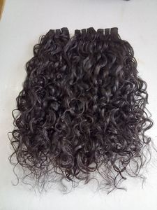 Extensiones de Cabello Humano Rizado Natural, Ondulado Profundo, Negro, Doble Trama, Puntas Completas, Teñible en Todos los Colores - Product Image 4