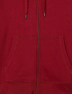 Sudaderas con capucha para hombre, invierno 2026, con cremallera, logotipo personalizado, contraste de color, patrón liso, cuello con capucha, técnicas de teñido liso, venta al por mayor - Product Image 2