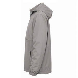 Custom <b>Mens</b> Hooded Windbreaker <b>Jacket</b> Waterproof <b>Lightweight</b> Breathable Outdoor <b>Rain</b> <b>Jacket</b> OEM Logo Winter Outerwear - Product Image 4