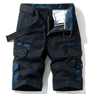 <b>Mens</b> Multi Pocket Cotton Twill <b>Cargo</b> <b>Shorts</b> Outdoor Travel Hiking Casual Knee Length <b>Short</b> Pants - Product Image 3