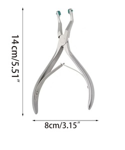 Pince à couronne dentaire manuelle en acier, outil ergonomique pour dentiste, pour l'extraction de dents temporaires - Product Image 3