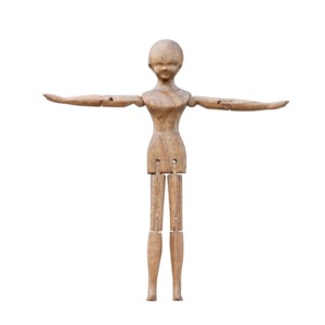 Figura de Muñeco Articulado de Madera Hecho a Mano, Tamaño Personalizado, Maniquí Articulado Tallado a Mano, Suministros de Arte Vintage - Product Image 2