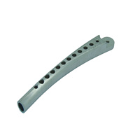 Plaque de blocage de clavicule en aluminium de qualité supérieure, certifiée ISO9001 2015, taille et forme personnalisables, composants médicaux de précision