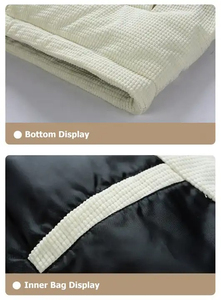 Veste matelassée légère de haute qualité pour homme, résistante à l'eau, coupe-vent, col montant, fermeture éclair, manteau d'hiver pour l'extérieur - Product Image 6